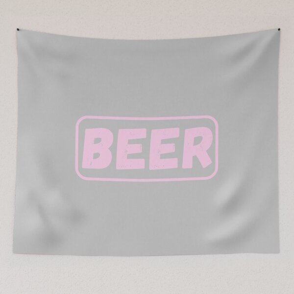 Item preview, Beer (Baby Pink) designed and sold by MonarchMerch.