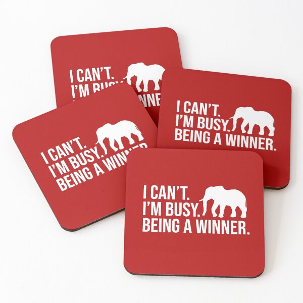 Item preview, I Cant Im Busy Being A Winner - Elephant designed and sold by Meliafroggy.