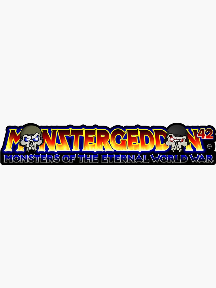 Thumbnail 3 of 3, Sticker, MONSTERGEDDON 42 Main Logo designed and sold by MONSTERGEDDON42.