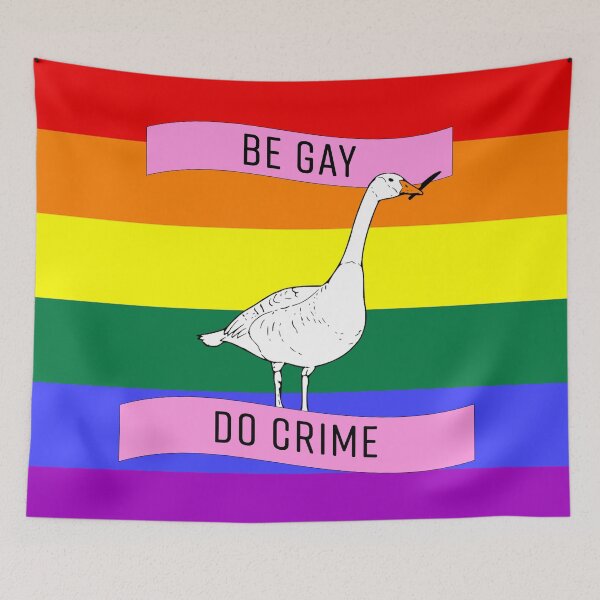 Item preview, Horrible Goose: Be Gay, Do Crimes designed and sold by VintageBabes.
