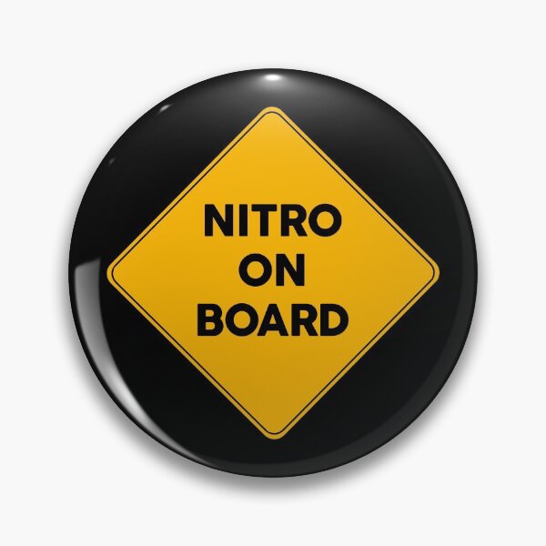 Item preview, Nitro On Board Sign designed and sold by FriendsList.
