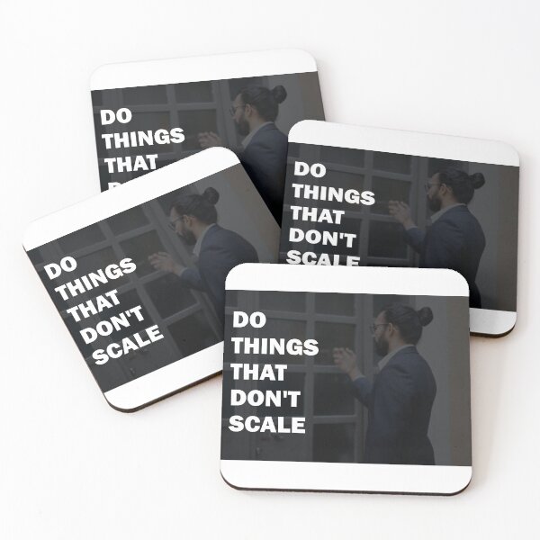 Item preview, Do things that don't scale. Poster startups designed and sold by EziaDesign.