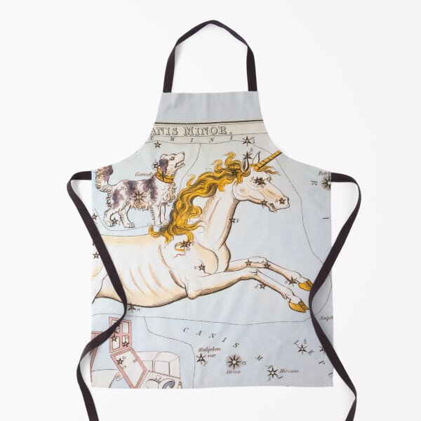 Item preview, Antique Constellation Map of Monoceros (unicorn), Canis Minor (little dog) designed and sold by VintageArchive.