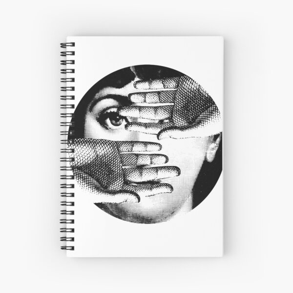 Lina Cavalieri Pop Art Fornasetti girl Spiral Notebook