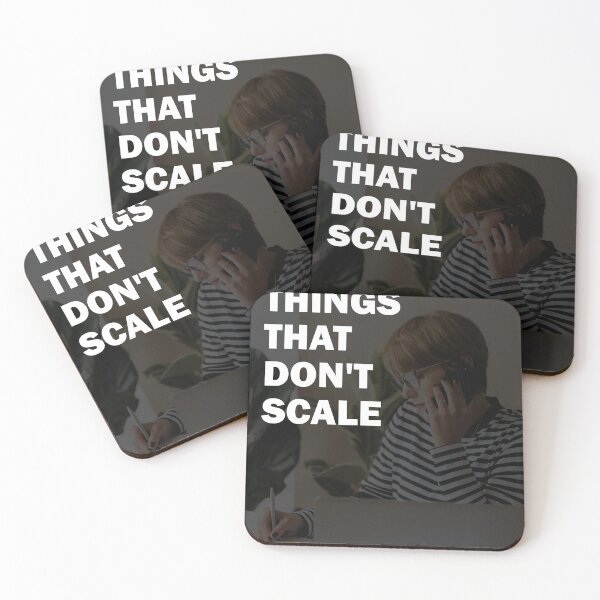 Item preview, Do things that don't scale. Poster inspiration for startups designed and sold by EziaDesign.