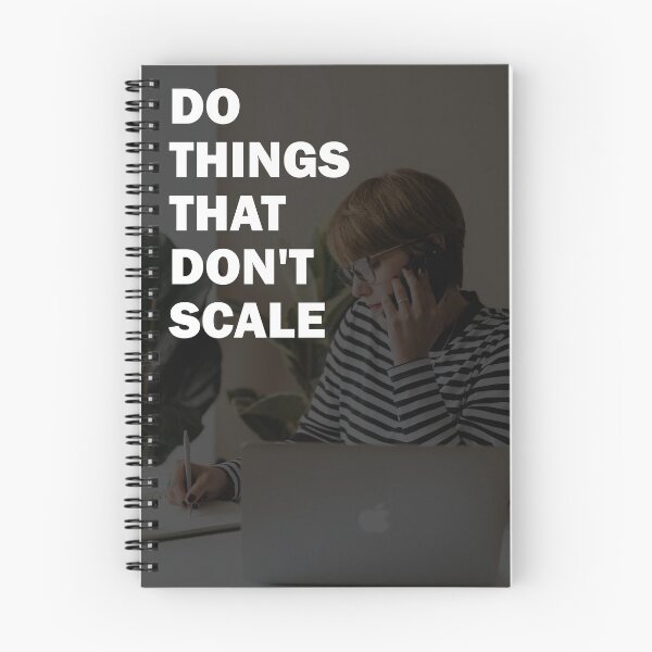 Item preview, Do things that don't scale. Poster inspiration for startups designed and sold by EziaDesign.