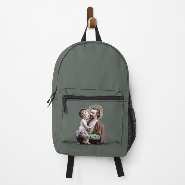 Item preview, Saint Joseph and baby Jesus (transparent background design) designed and sold by Brasilia.