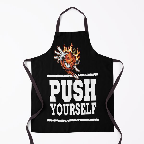 Item preview, Push Yourself Halloween Pumpkin Workout Bodybuilding designed and sold by ProjectX23.