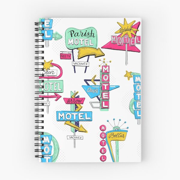 Aperçu de l'œuvre Motel signs créée et vendue par MariaLetta.