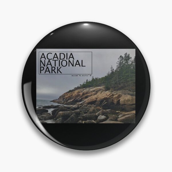Item preview, Acadia National Park Photograph Postcard Design With Coordinates designed and sold by irlecates.