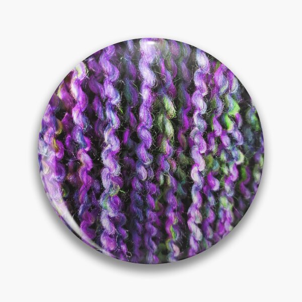 Item preview, Purple and green mix Textured yarn art designed and sold by Tranquilarrow.
