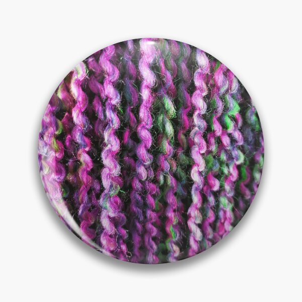 Item preview, Pink and green mix textured yarn art designed and sold by Tranquilarrow.