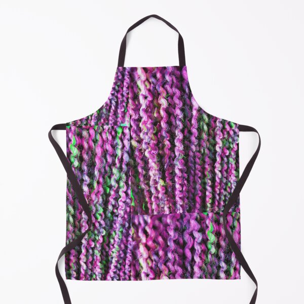 Item preview, Pink and green mix textured yarn art designed and sold by Tranquilarrow.
