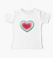 Summer Love - Watermelon Heart Baby Tee
