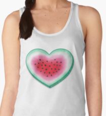 Summer Love - Watermelon Heart Women's Tank Top