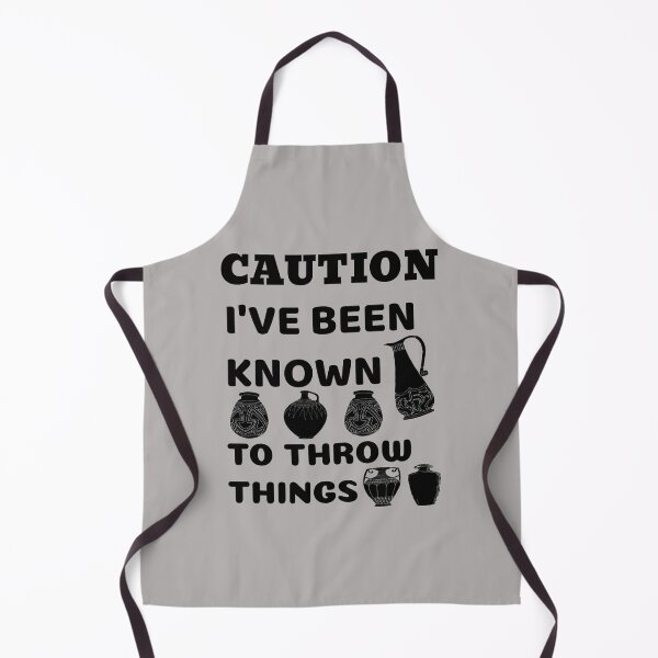 Item preview, Caution I've Been Known To Throw Things designed and sold by SharpThreadZ.