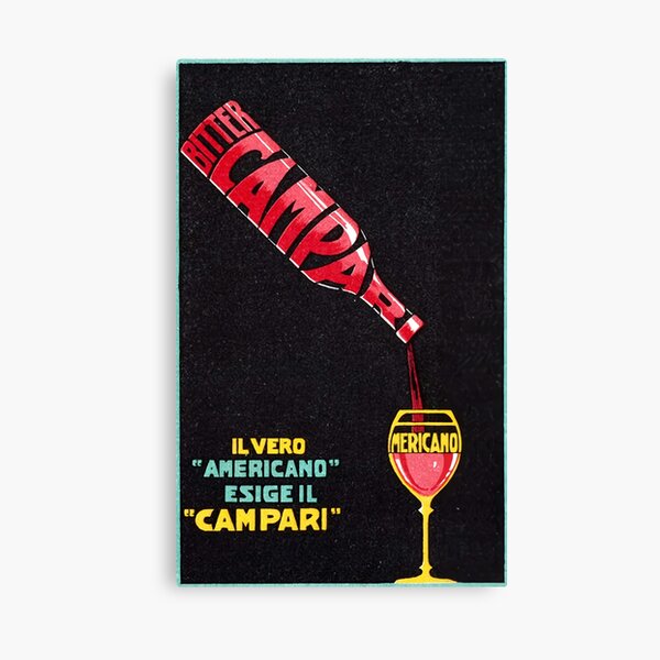 The Drinks Poured in The Glass Canvas Print