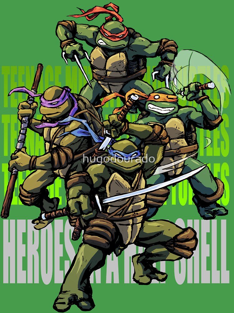 turtle shell design logo comic cartoon turtle armo' Men's T-Shirt