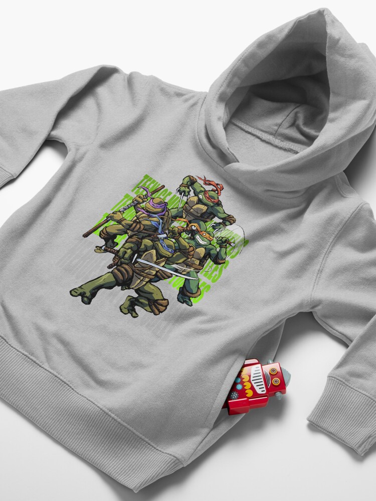 Alternate view of TURTLE POWER! Toddler Pullover Hoodie