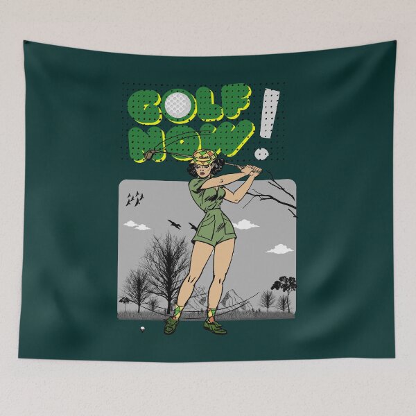 Item preview, Lady Playing Golf Comic page designed and sold by Mayamoamen99.