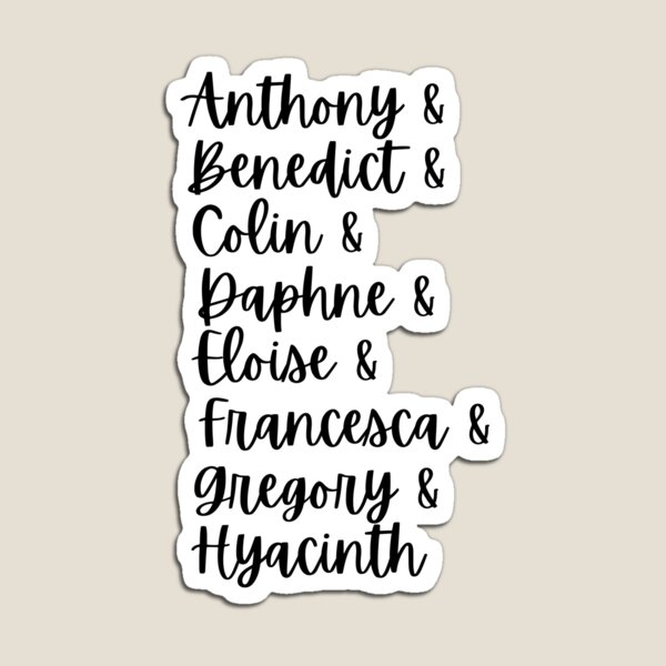 Aperçu de l'œuvre Famille Bridgerton créée et vendue par magicallykaylee.