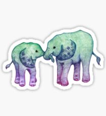 Baby Elephant Love Sticker