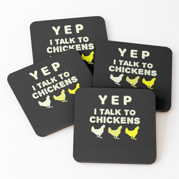 Item preview, Yep I Talk To Chickens - Chicken Lover designed and sold by SharpThreadZ.