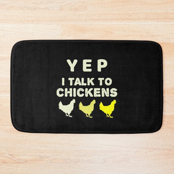 Item preview, Yep I Talk To Chickens - Chicken Lover designed and sold by SharpThreadZ.