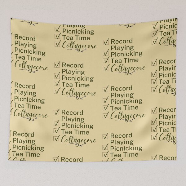 Item preview, Cottagecore Checklist designed and sold by EverythingCore.
