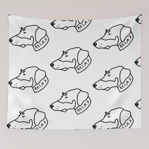 Item preview, relax dog doodle designed and sold by ozl01.