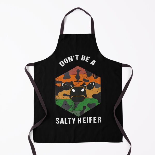 Item preview, Don't Be A Salty Heifer Graphic Design With A Grunge Texture Gift For Friends designed and sold by Artysneak.