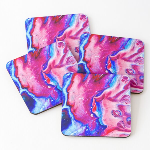 Item preview, Violet Universe - Acrylic Paint Pour designed and sold by Amy  Grover.
