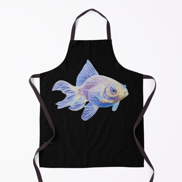 Item preview, White Goldfish - fish painting designed and sold by Emily Bickell.