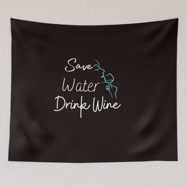 Item preview, Save Water Drink Wine Cassic shirts designed and sold by todoAwesome.