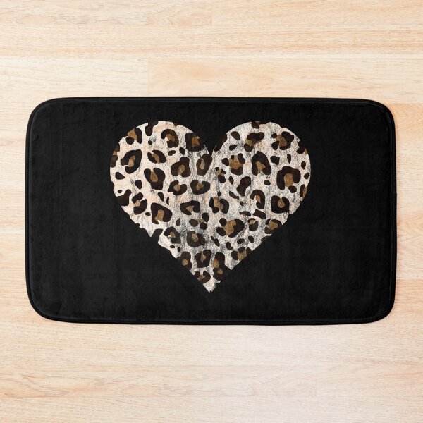 Item preview, Distressed Leopard Print Heart designed and sold by Bumblefuzzies.