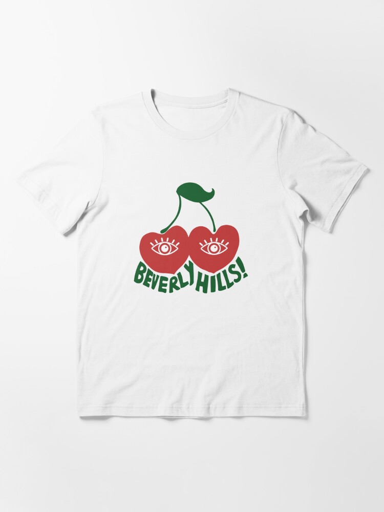 Gucci beverly Hills Cherry Print T-shirt in White