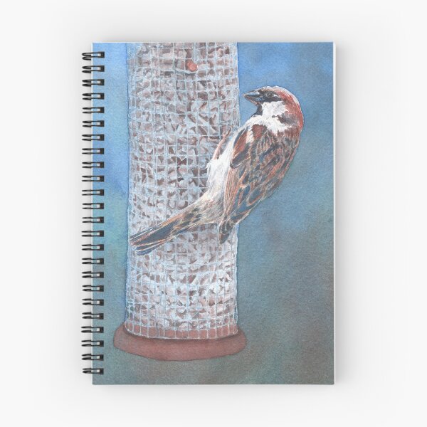 Item preview, Sparrow on a Bird Feeder designed and sold by Moti Black.