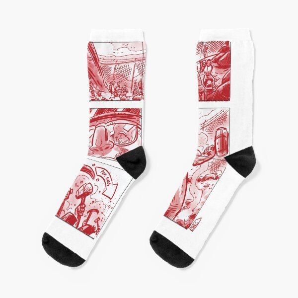Chain Gang #2- Comic strip style Socks