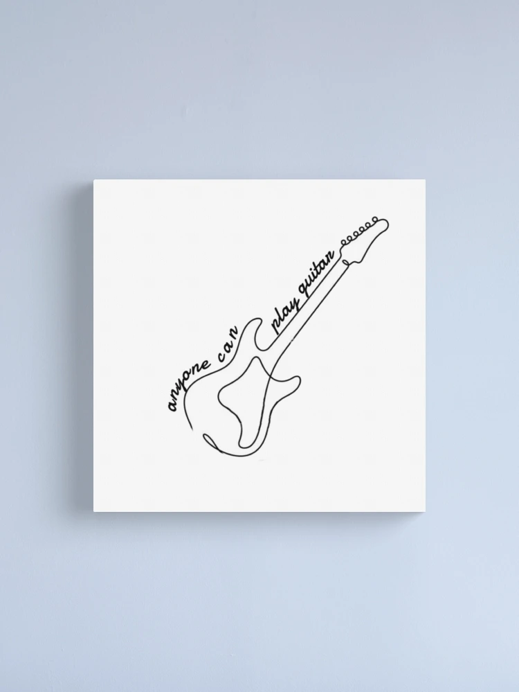 Radiohead Anyone Can Play Guitar | Canvas Print