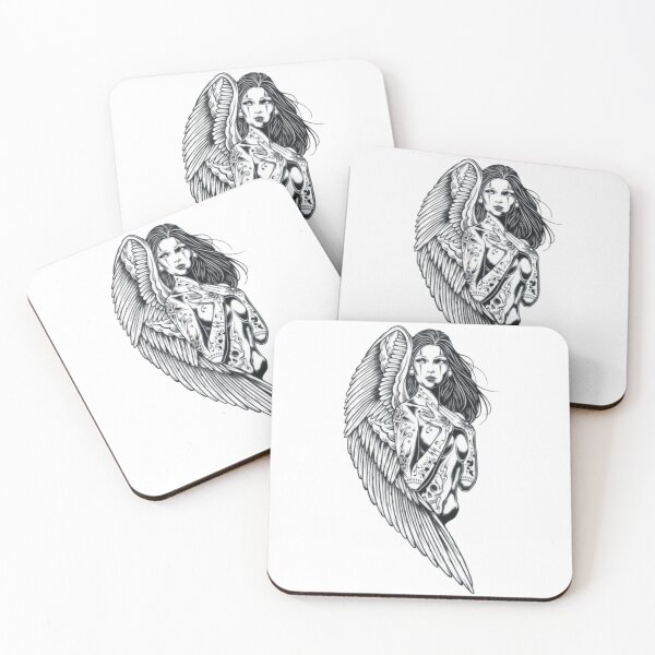 Item preview, Wild girl woman tattoos designed and sold by Home-of-art.