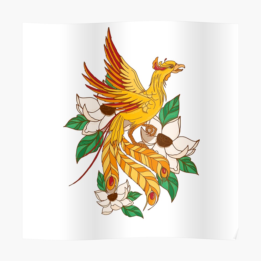 "Phoenix" Poster by MariaLetta Redbubble