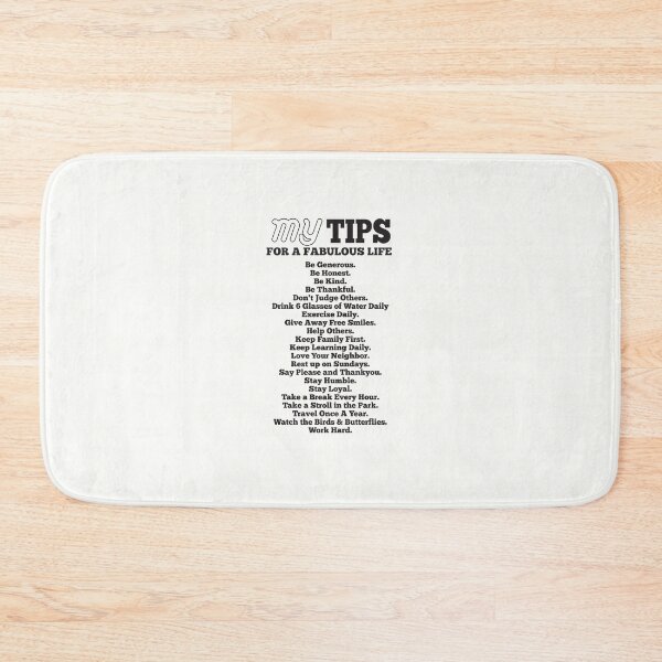 Item preview, My Tips For a Fabulous Life designed and sold by SugarSkyCo.
