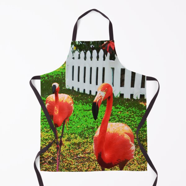 Item preview, Pink Flamingos - Posterized, Bright Pink Flamingos, Pair of Flamingos, Colorful Birds designed and sold by naturecdesigns.