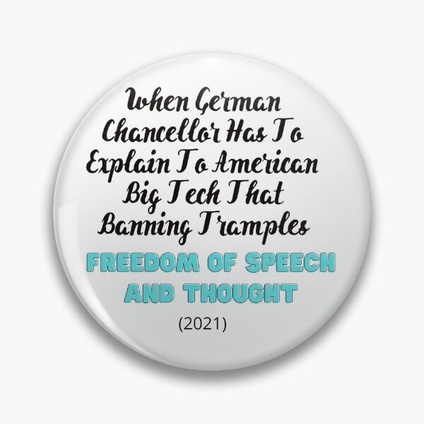 Item preview, Sad Day When Germany Has To Explain Freedom Of Speech To America designed and sold by StormyMuse.