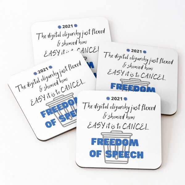 Item preview, Big Tech Easily Cancelled Freedom Of Speech designed and sold by StormyMuse.