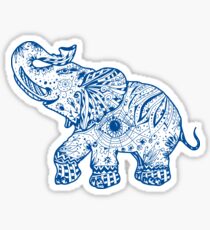 blue elephant Sticker