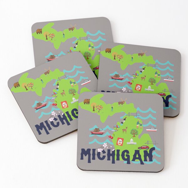Item preview, Michigan The Great Lakes State designed and sold by StickyFun.