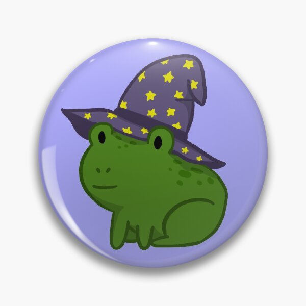Item preview, Lil Frog Witch designed and sold by AYIllustration.