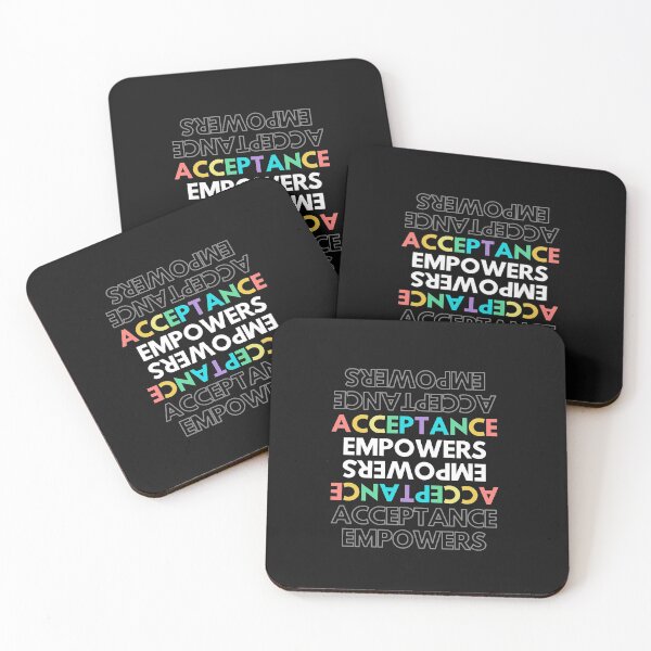 Item preview, Acceptance Empowers, Great T- Shirt Slogan designed and sold by AMS-ART.