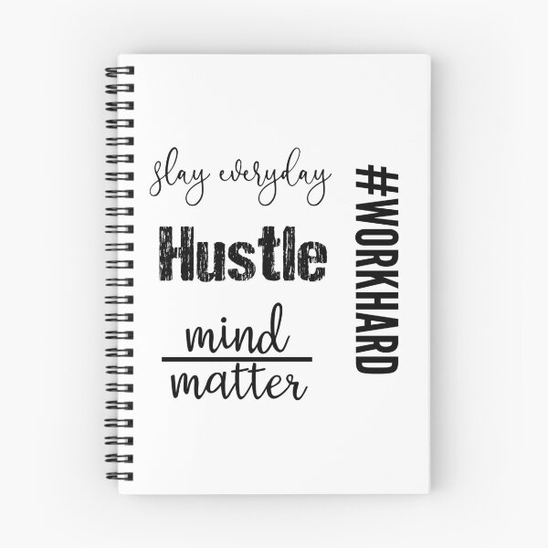 Item preview, Hustle and Work Hard Entrepreneur Motivation designed and sold by Jennifer Church.